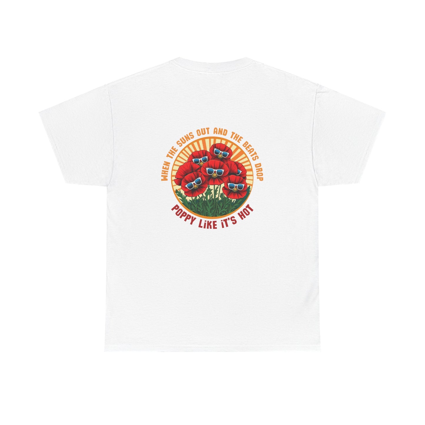Poppy Graphic Tee - Celebrate Summer with Fun and Comfort