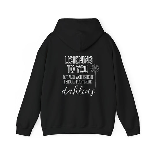 Dahlia Vibe Unisex Hooded Sweatshirt